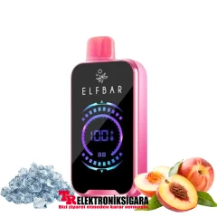 Elf Bar Raya D2 20000 Puff Bar %5 Nikotin Peach İce