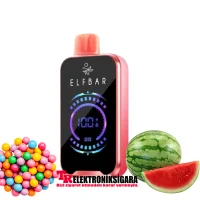 Elf Bar Raya D2 20000 Puff Bar %5 Nikotin Watermelon BubbleGum