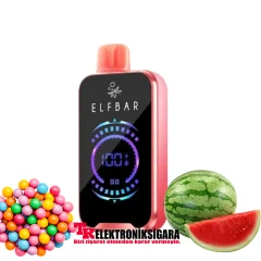 Elf Bar Raya D2 20000 Puff Bar %5 Nikotin Watermelon BubbleGum
