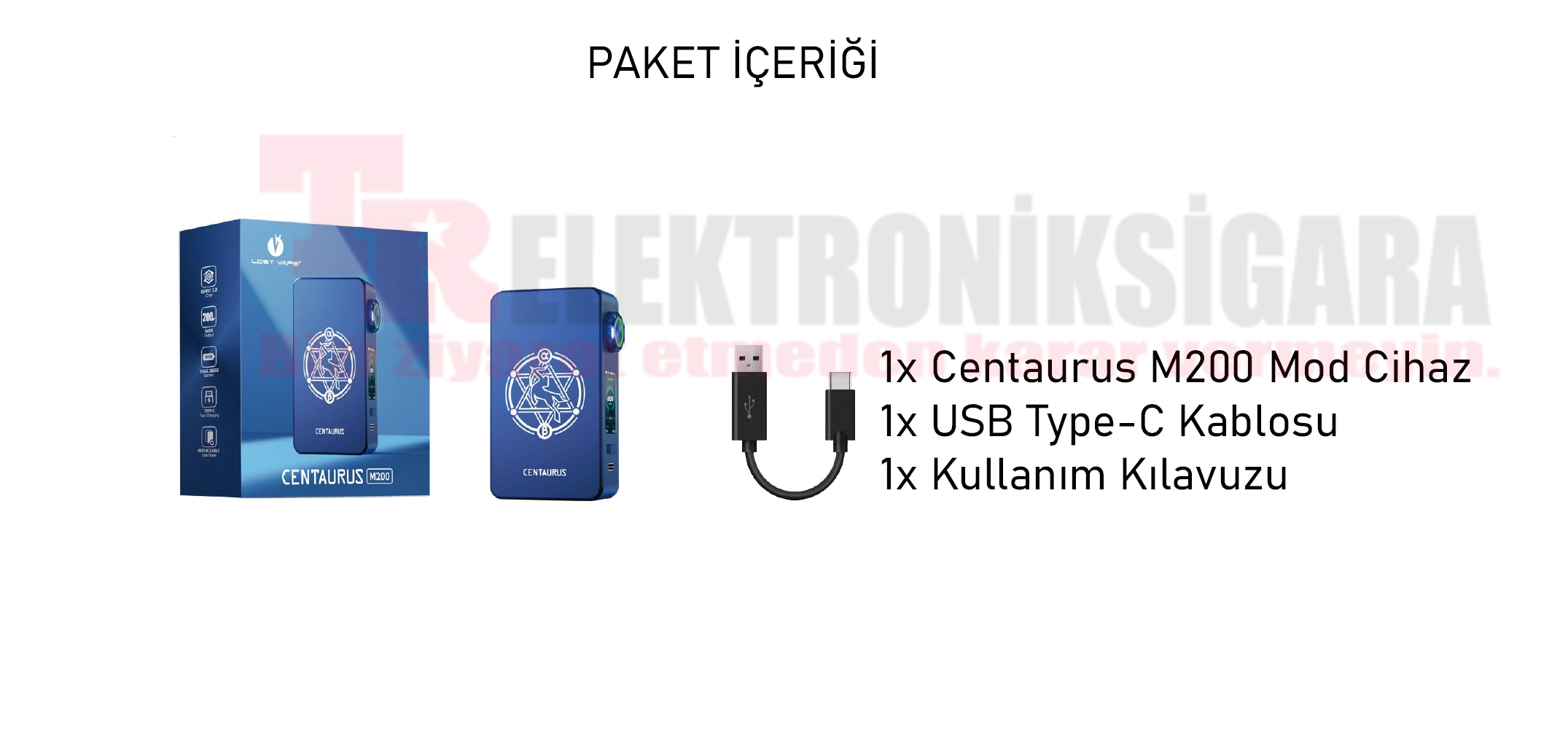 Lost Vape Centaurus M200 Box Mod 200W