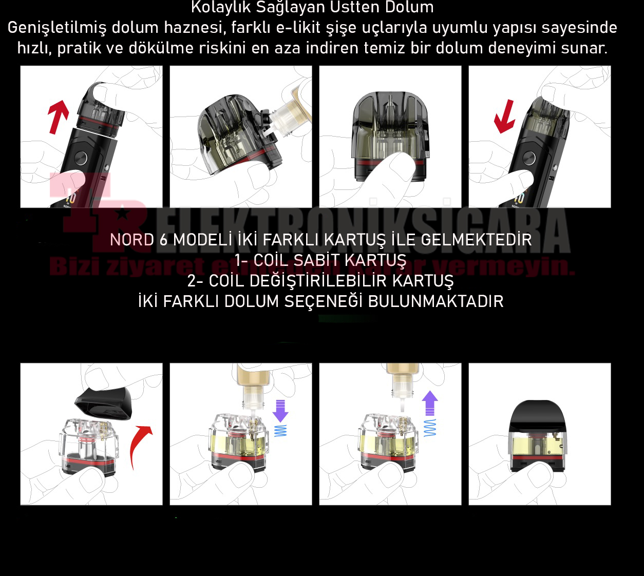 Smok Nord 6 80W Pod Kit Elektronik Sigara