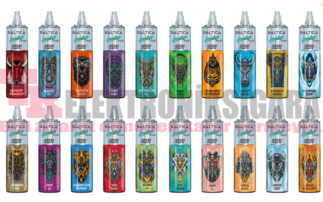 Saltica Cyberpunk 12000 Puff Bar 50mg Nikotin Rainbow Candy