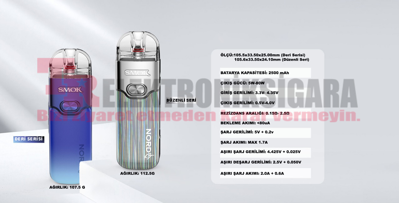 Smok Nord GT 80W Pod Mod Elektronik Sigara