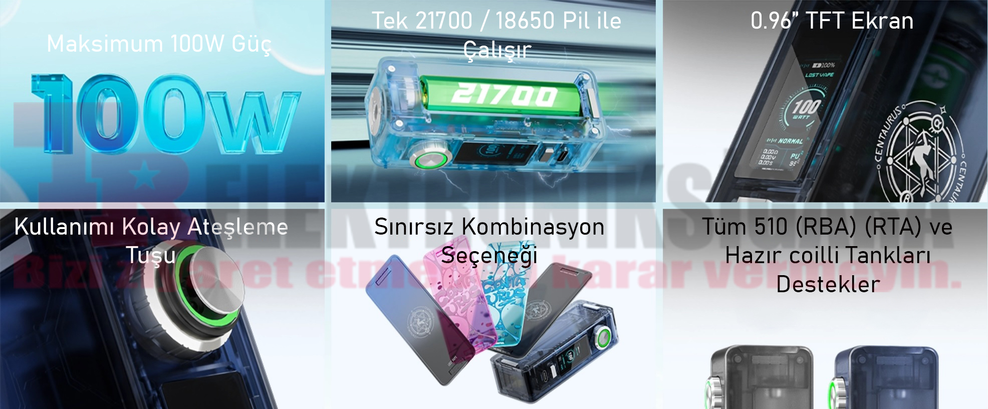 Lost Vape Centaurus N100 Box Mod 100W