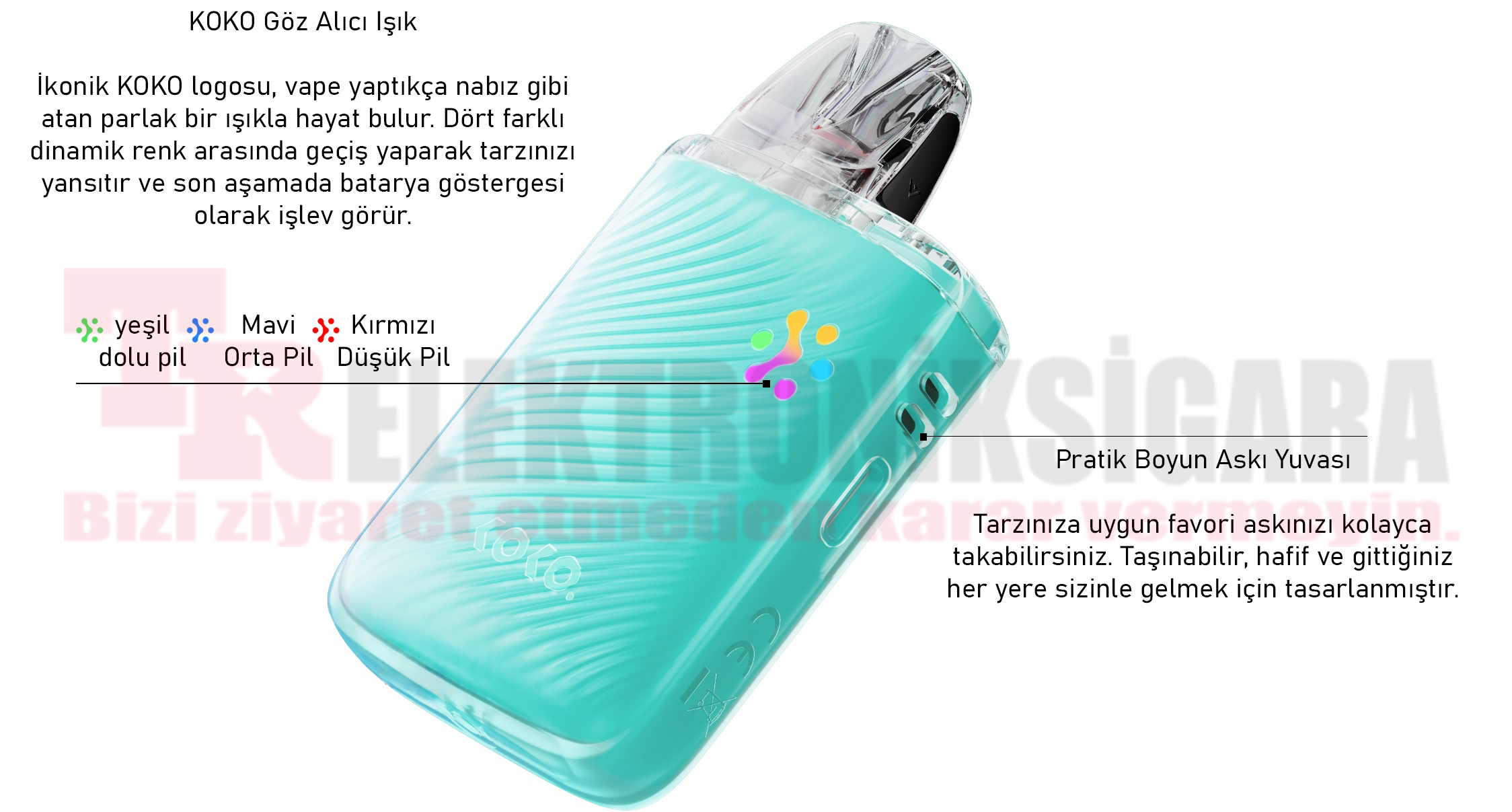 Uwell Caliburn G5 Lite Koko Pod Mod Electronic Cigarette