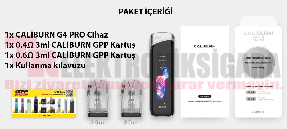 Uwell Caliburn G4 Pro Pod Mod Electronic Cigarette