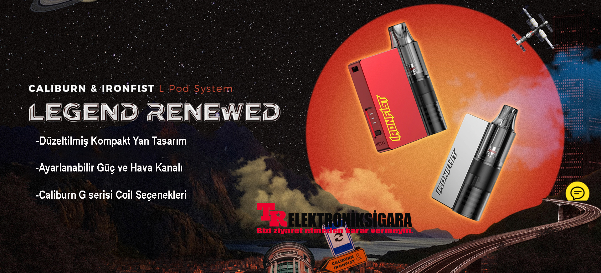 Uwell Caliburn IronFist L Pod System Electronic Cigarette
