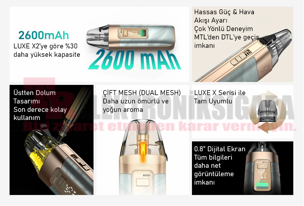Vaporesso LUXE X3 Pod Mod 45W Electronic Cigarette